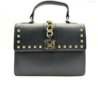 Black Studded Badgley Mischka Crossbody Bag NIP