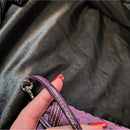 Vintage Coach Turn Lock Purple Wristlet