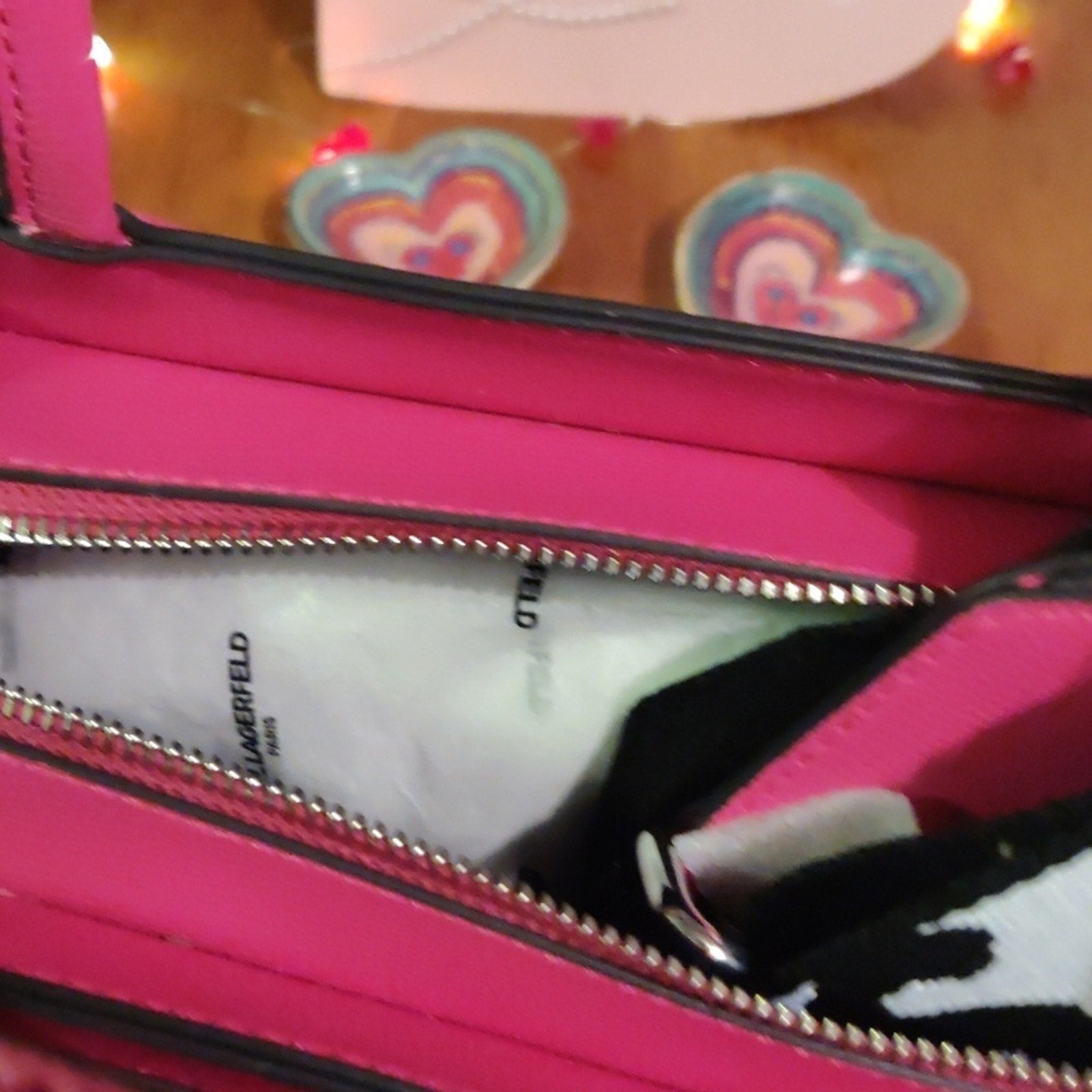 KARL LAGERFELD PARIS, Maybelle Small Crossbody Satchel, NWT, PINK