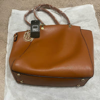 Mia K Farrow shoulder bag with gold collection piece