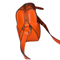 Love Moschino Orange Leather Crossbody Bag