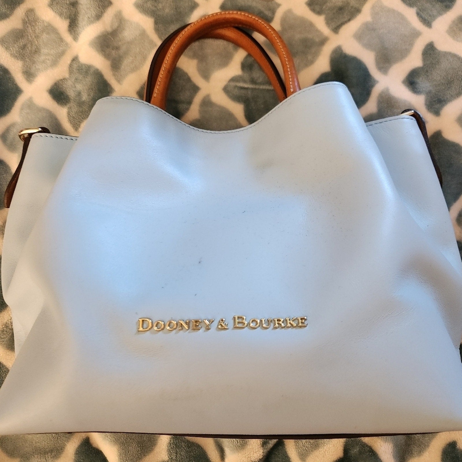 Dooney and Bourke Large Barlow Caribbean Blue