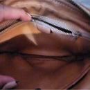 Vintage Dark Brown Leather Celine UNISEX Macadam Clutch bag