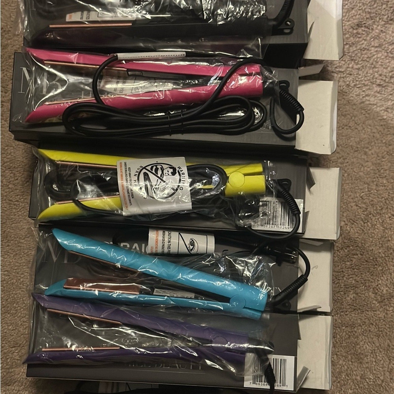 Multi-Color Hair Straightener Set