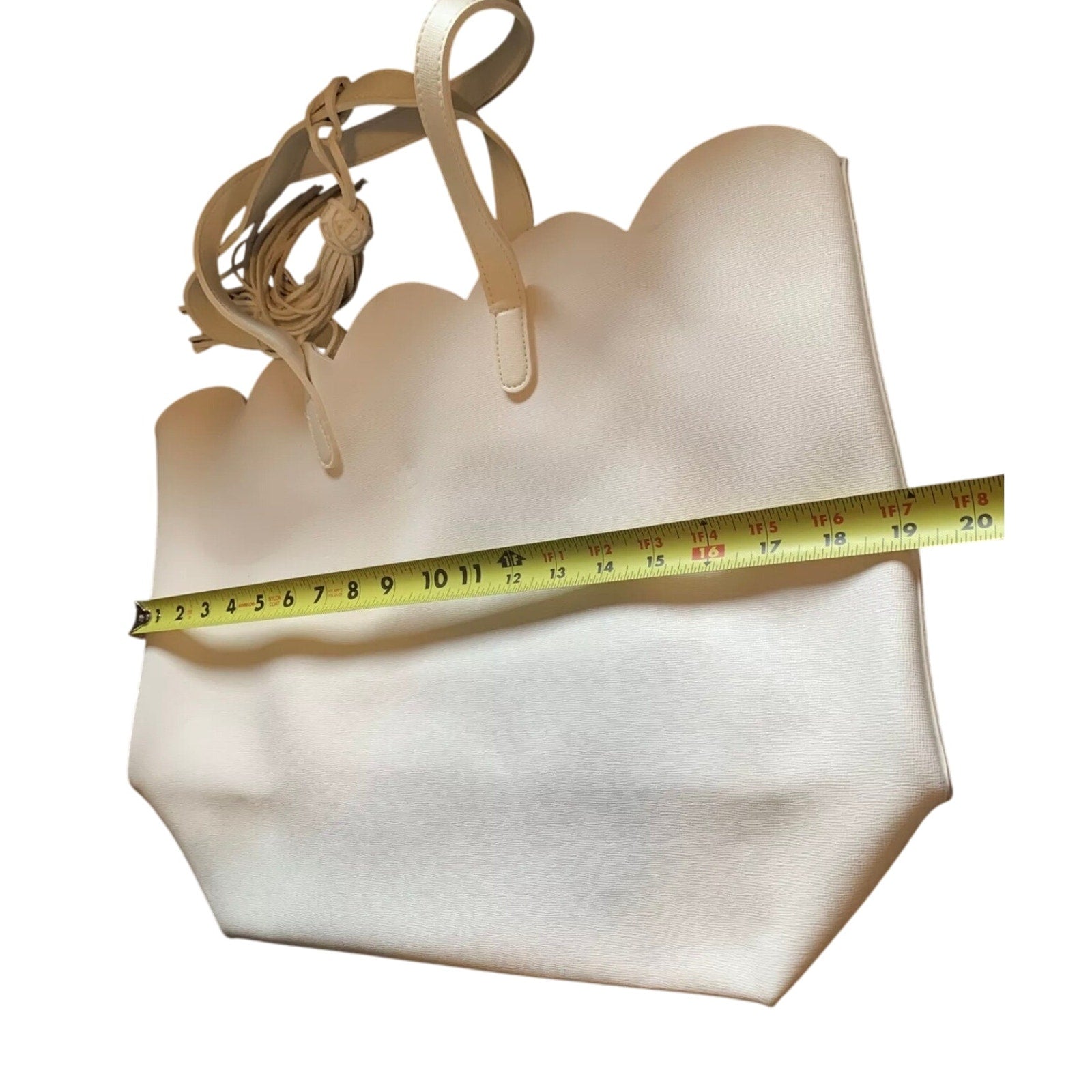 Arcadia Beauty Labs Spring Petal Tote Bag Purse Off White 314968 NWT