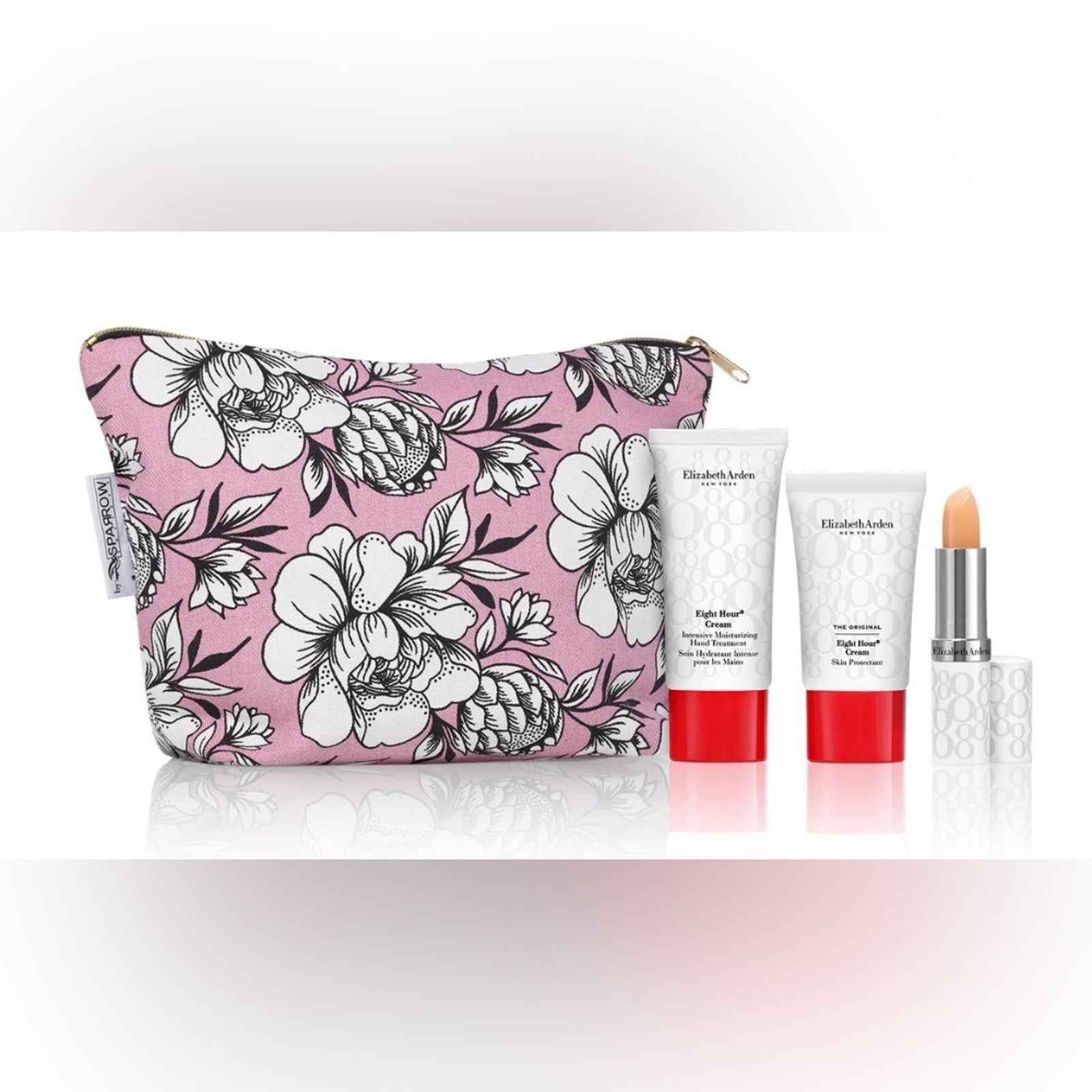 Elizabeth Arden Floral Cosmetic Bag with Skincare Set