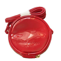 MARC JACOBS Red Patent Leather Crossbody Round Circle Bag Bundle