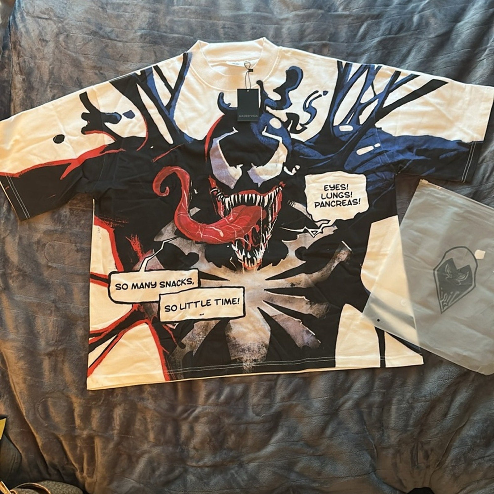 MADEBYVIGIL - SYMBIOTE TEE, Venom Character *sold out online*