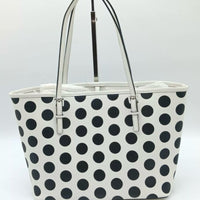 Michael Kors Polka Dot Tote Bag - Black and White