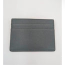 Burberry Sandon Card Case Wallet Embossed Logo Leather Storm Grey *NWT*
