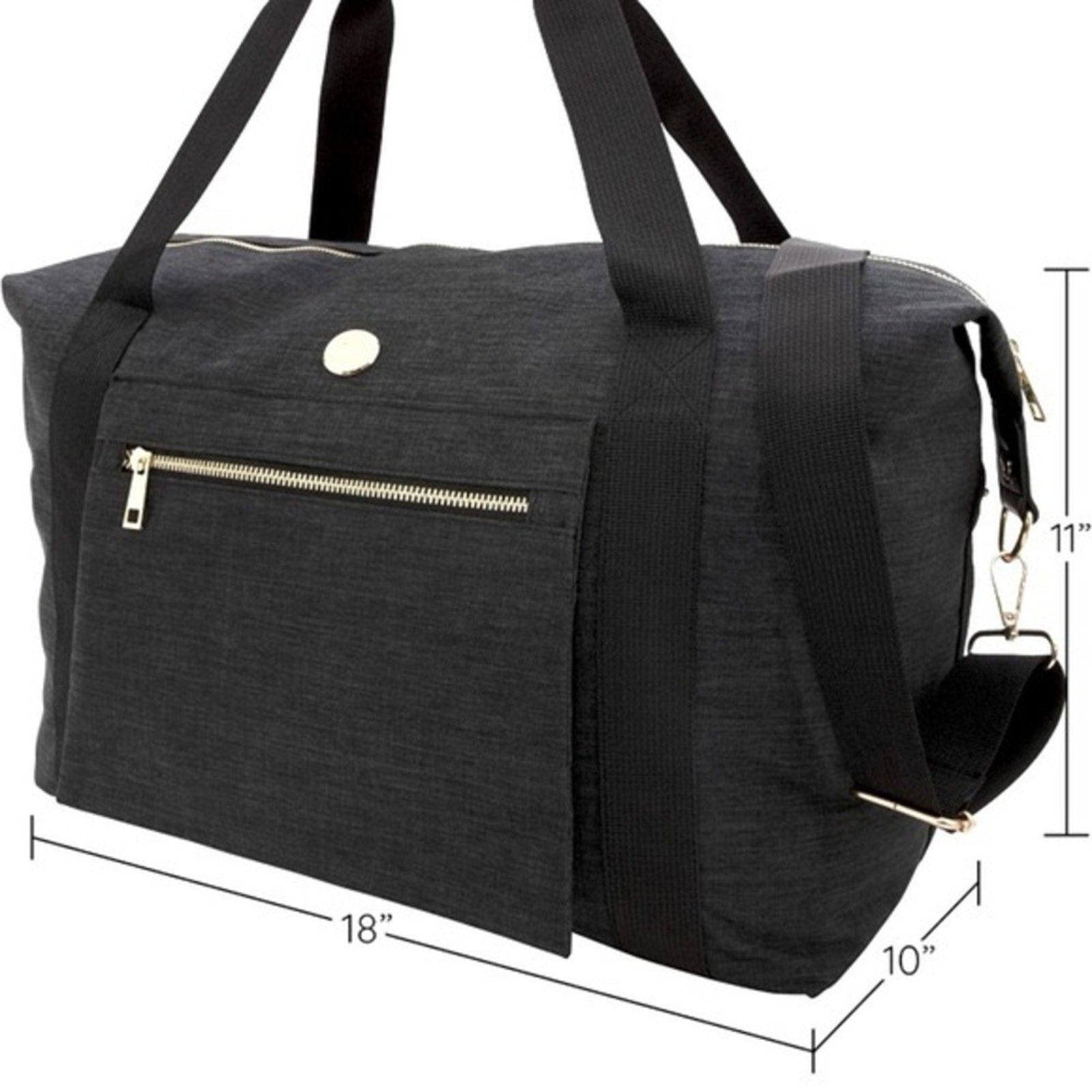 Jessica Moore Weekender Black * 4 PIECE * Travel Set