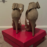 Dream Pairs Women's Beige Strappy Heels - worn once