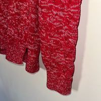 LANDS' END S (6-8) Cotton Drifter V-neck Sweater NWT $80