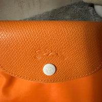 Longchamp Pliage Orange tote - NEW IN PASTIC