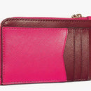 Kate Spade ♠️ Darcy Medium L-Zip Card Holder In Pink