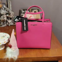 KARL LAGERFELD PARIS, Maybelle Small Crossbody Satchel, NWT, PINK