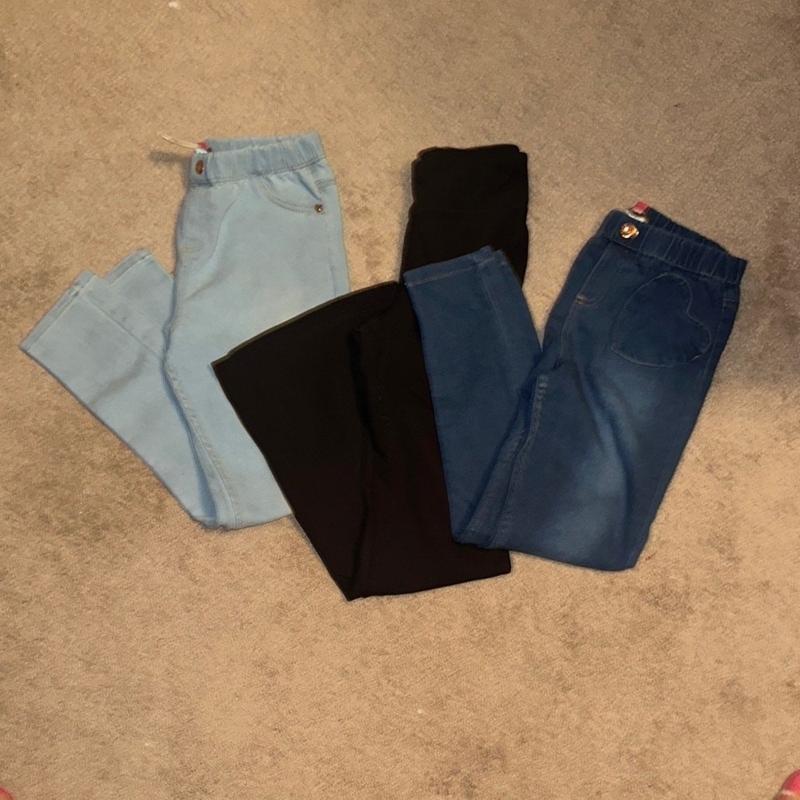 Lot of Kids' (girls) Blue and Black Bottoms