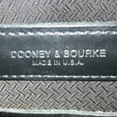 DOONEY & BOURKE Vintage Cabrino Black Fabric Tote Leather Trimmed RARE