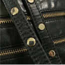 REBECCA MINKOFF Leather Chain Crossbody Bag black EUC