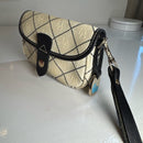 Dooney & Bourke Vintage Snap Front Wallet Wristlet with Blue Duck Charm LIKE NEW