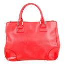 Tory Burch RED Robinson Double Zip Tote with cross body EUC