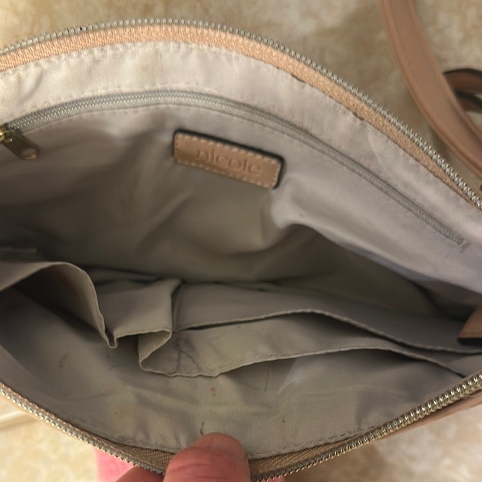 Nicole Miller Pink Crossbody Bag