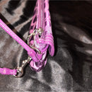 Vintage Coach Turn Lock Purple Wristlet