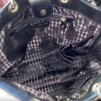 Karl Lagerfeld Black and Green Tote Bag NWOT