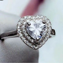 925 Moissanite Halo Ring