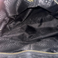 Kate Spade ♠️ Black Leather Front Flap Pocket Bow Tote