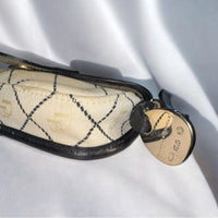 Dooney & Bourke Vintage Snap Front Wallet Wristlet with Blue Duck Charm LIKE NEW