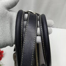 Vintage Dooney & Bourke Gray Canvas w/Black Leather trim