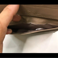 Badgley Mischka Taupe (tan) Card Holder Quilted Women's Wallet