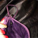 Vintage Coach Turn Lock Purple Wristlet