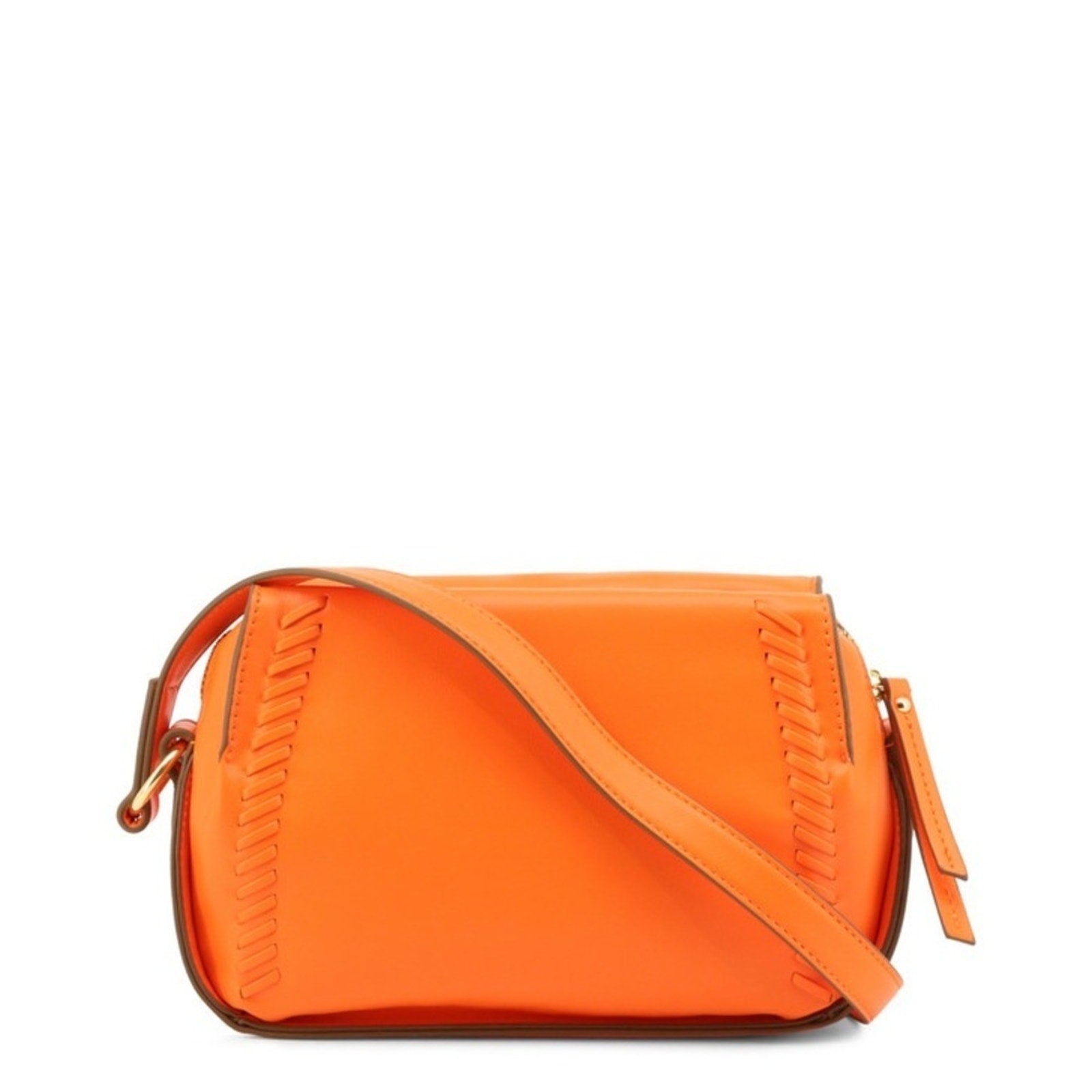 Love Moschino Orange Leather Crossbody Bag