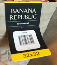Banana Republic Khaki Men’s Pants NWT
