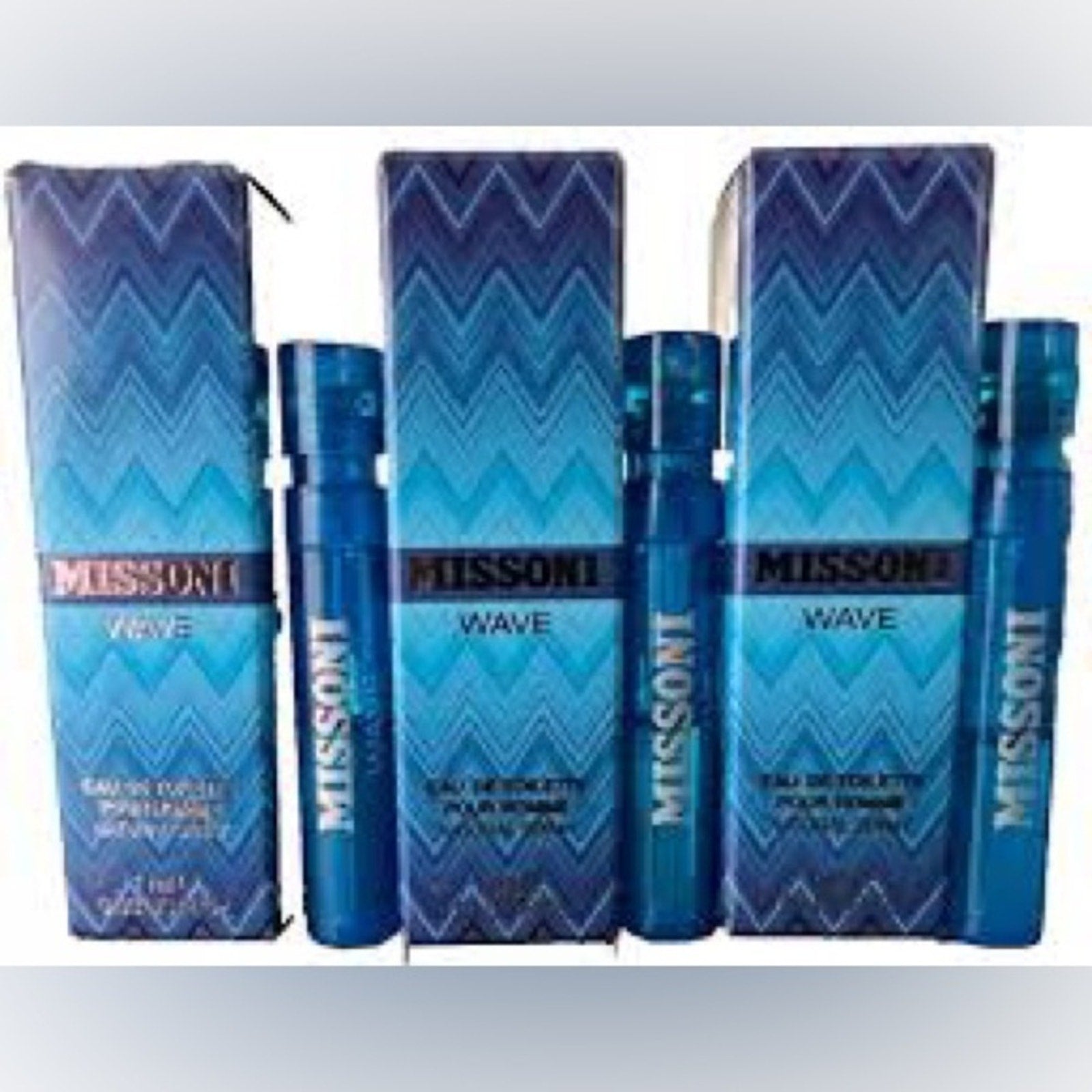 Missoni Wave Eau de Toilette - Blue (3 pack)