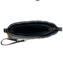 Valentino Orlandi Black Quilted Chain Shoulder Bag
