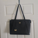 Michael Kors Large Jet Set Black IPad Shoulder Bag Zipper