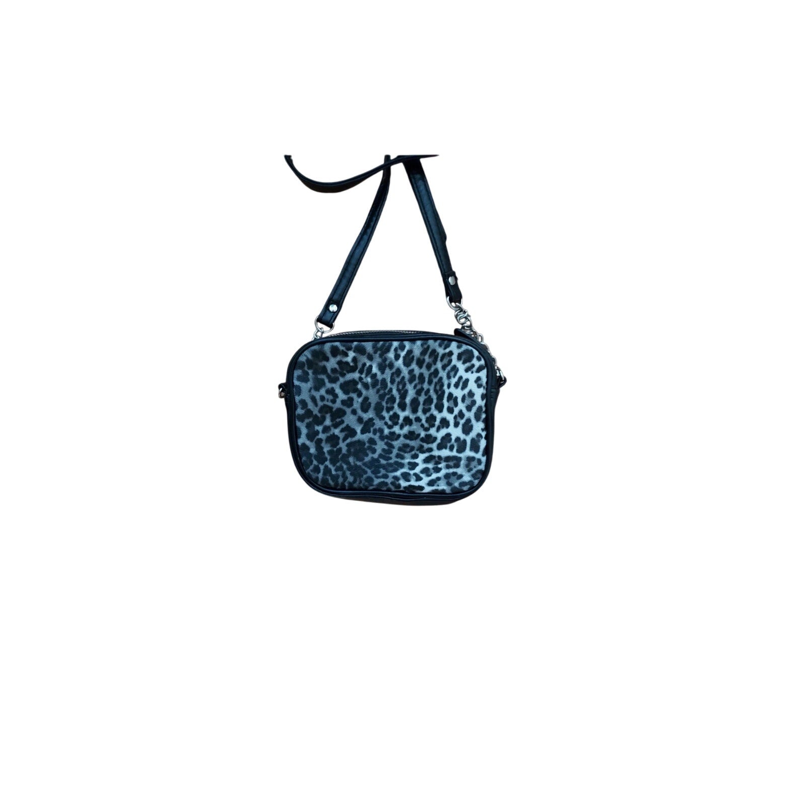 Kenneth Cole Reaction Bag - Small, Leopard Print Cross-body, Black; Animal