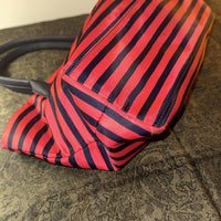 Kate Spade Catie Classic Red and Navy Striped Tote Bag LIKE NEW