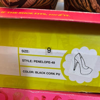 Zebra Print Platform Heels