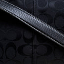 Coach Black Signature Canvas Crossbody Bag NWOT