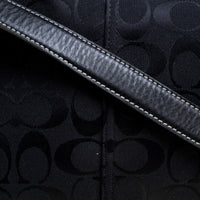 Coach Black Signature Canvas Crossbody Bag NWOT