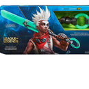 League of Legends, Life-Size Ekko’s Bat, Over 3 Feet with 15+ Iconic Lights and Sounds, Premium Cosplay, Display Stand, Champion Collection for Ages 15 +