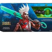 League of Legends, Life-Size Ekko’s Bat, Over 3 Feet with 15+ Iconic Lights and Sounds, Premium Cosplay, Display Stand, Champion Collection for Ages 15 +