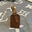 Louis Vuitton Tan Leather Luggage Tag