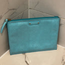KATE SPADE HEART PRINT ZIPPER CLUTH WALLET