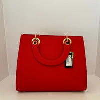 Badgley Mischka Red Handbag w/crossbody strap