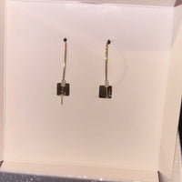 Betsey Johnson Gold Bow Earrings
